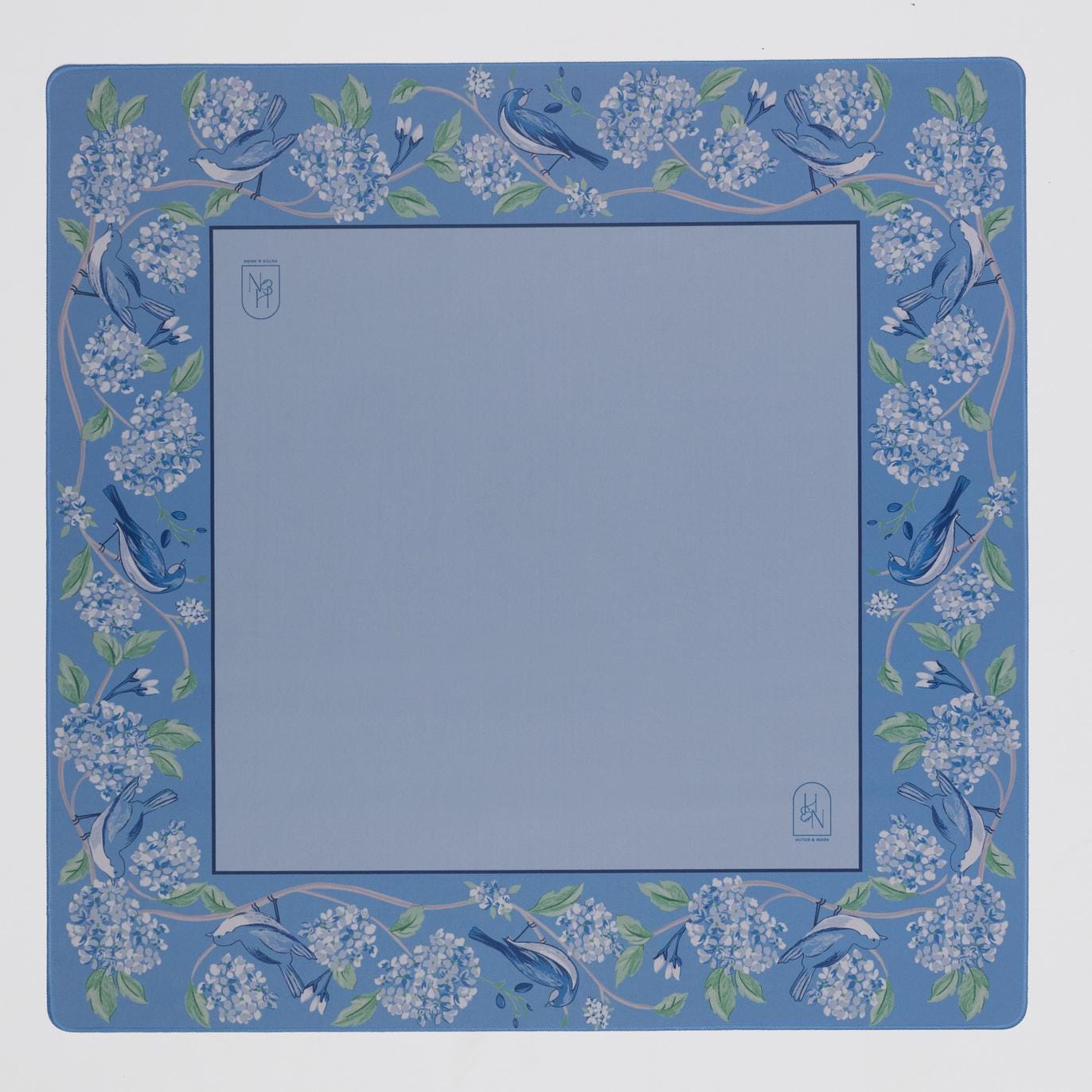Blue Hydrangea Mahjong Mat