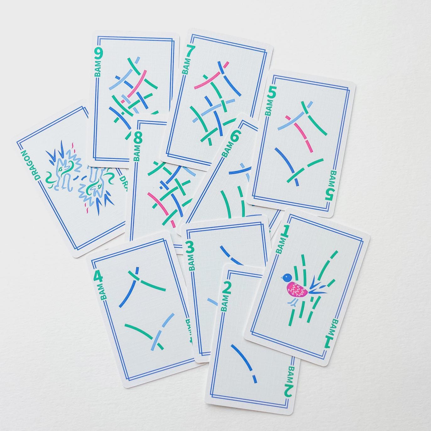 Play Away Mahjong Cards