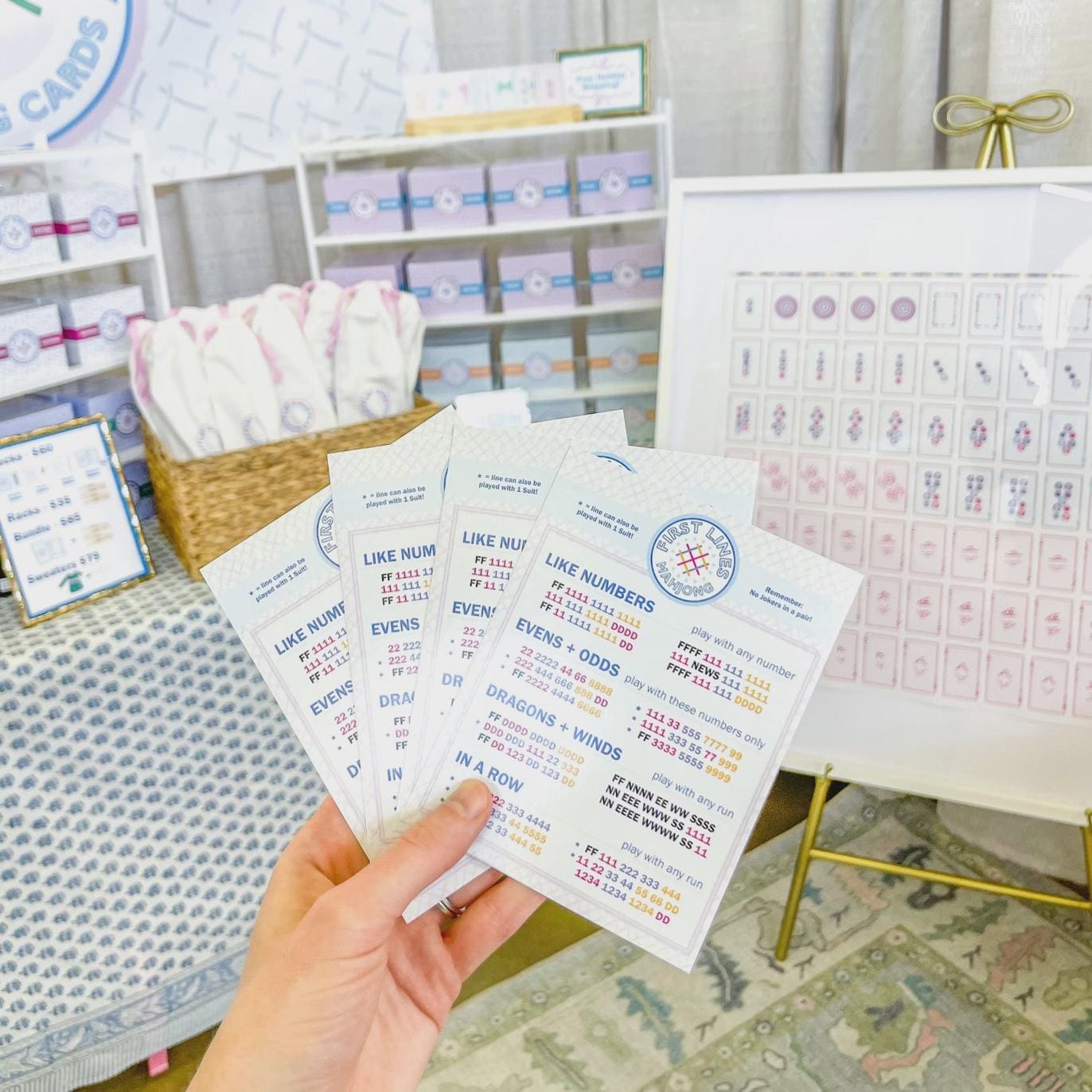 First Lines Mahjong Play Card Simplified